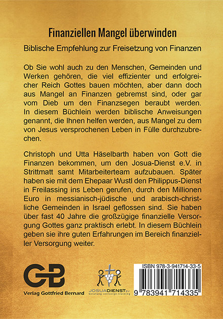 Cover Rückseite Finanziellen Mangel überwinden