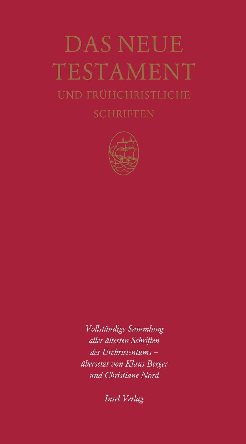 Coverbild: Das Neue Testament und frühchristliche Schriften