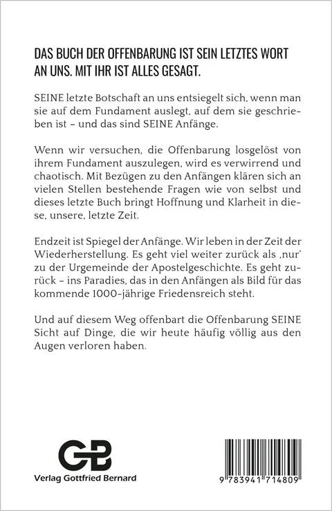 EinGang in das Buch der Offenbarung – Bild 1