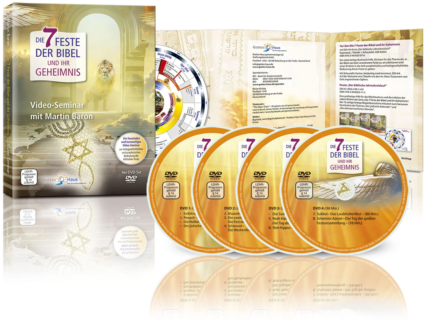 4er-DVD-Set „Die 7 Feste der Bibel und ihr Geheimnis“