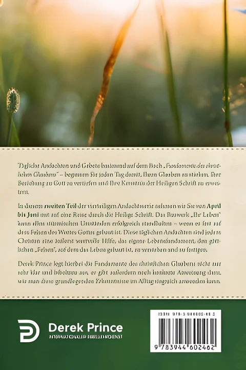 Tägliche Andachten: Fundamente des christlichen Glaubens - Frühling – Bild 1
