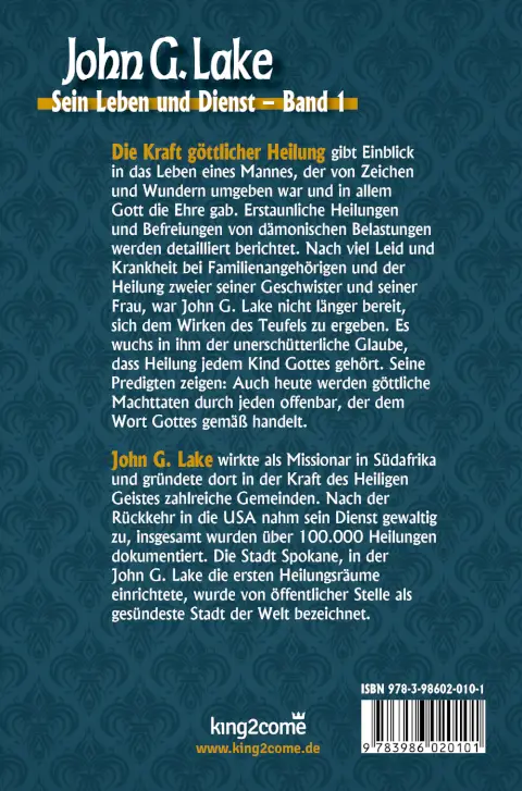 Rückseite: Die Kraft göttlicher Heilung