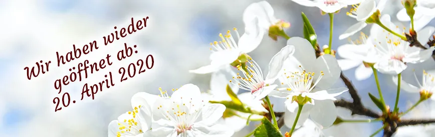 Ab 20. April 2020 ist unsere Buchhandlung wieder geöffnet!