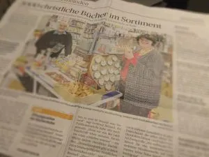 Christliche Bücherstube in der Solinger Morgenpost