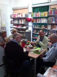 Autoren zum Kaffeeplausch in der Bücherstube